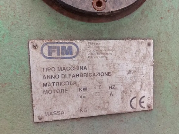 25#6807 Macchinari per la lavorazione del ferro