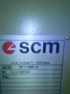 2#4408 Macchina SCM Method K
