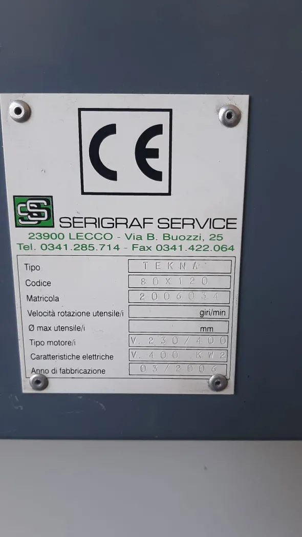 Macchina serigrafica semiautomatica