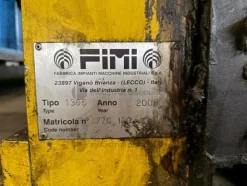 2#9706 Macchina spianatrice FIMI mod. 1365