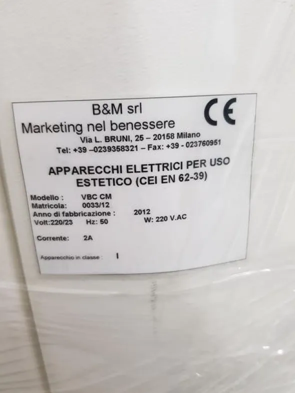 8#3422 Macchina VBC anticellulite