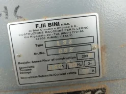 4#7553 Macchine e accessori per falegnameria