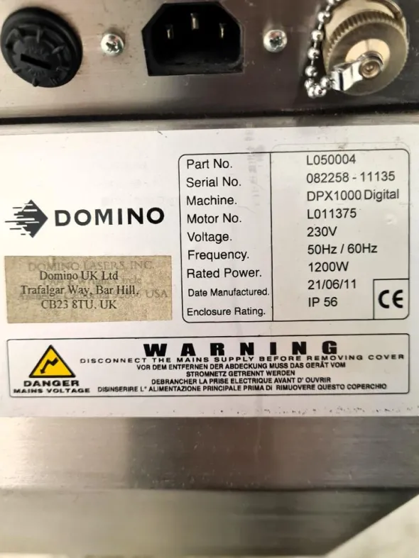 MARCATORE LASER - DOMINO - MOD. D-SERIES (COD.10)