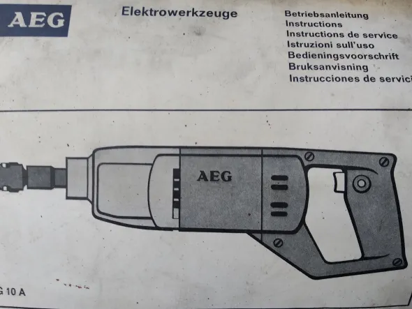 Maschiatrice elettrica AEG