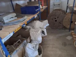 1#9504 Materiali magazzino lavori fibra ottica