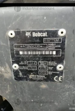 1#9496 Miniescavatore Bobcat E35 con accessori