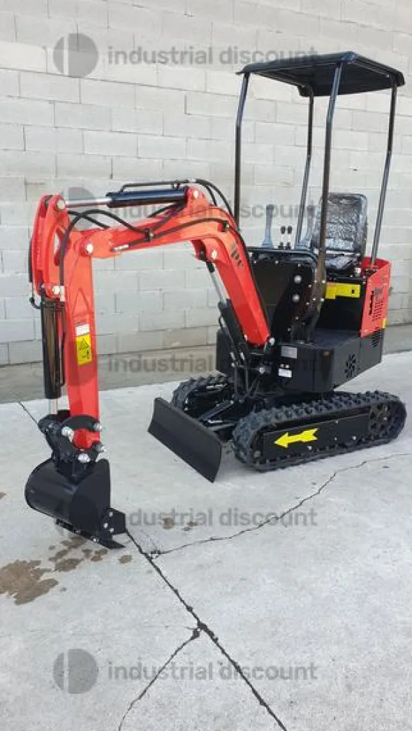 4#9390 Mini escavatore Jcp ht-12 rosso