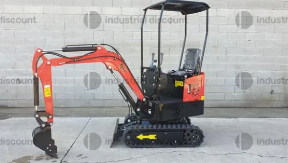 4#9390 Mini escavatore Jcp ht-12 rosso