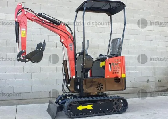 4#9390 Mini escavatore Jcp ht-12 rosso