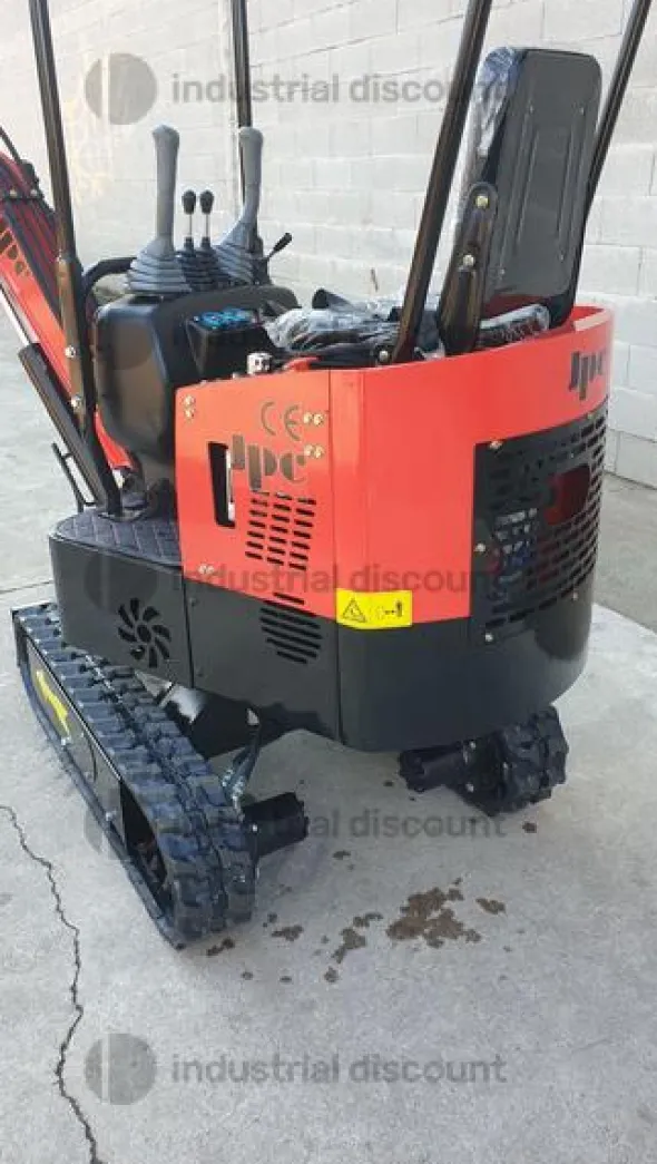 4#9390 Mini escavatore Jcp ht-12 rosso