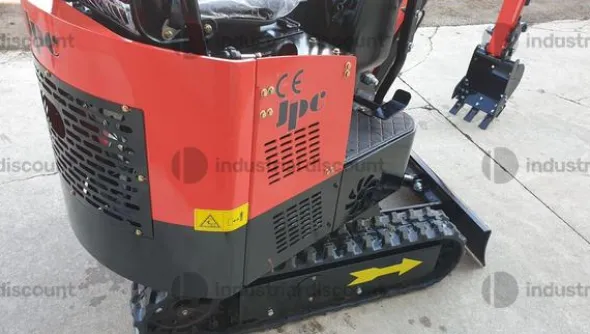 4#9390 Mini escavatore Jcp ht-12 rosso