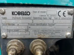 56#7778 Miniescavatore Kobelco SK17SR-3E