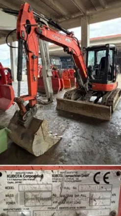 5#9986 Miniescavatore Kubota