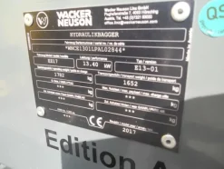 1#5024 Mini escavatore Wacker Neuson EZ 17