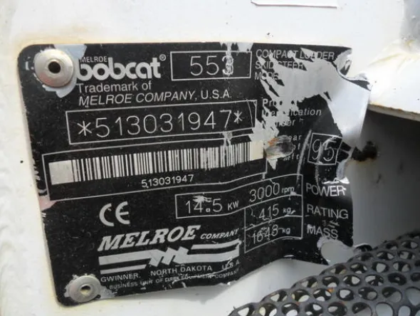 3#4561 Minipala Bobcat 553