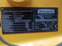 1#4531 MINIPALA COMPATTA NEW HOLLAND L213