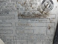 51#7780 Minipala Jcb 1100T