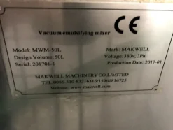 1#79980 Mixer Vacuum e Agitatore riscaldato