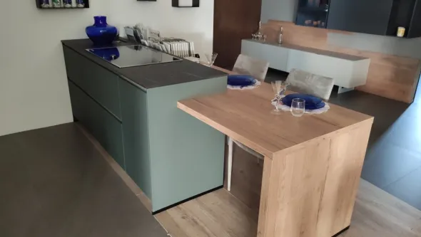 Mobile cucina ad angolo, completo di elettrodomestici