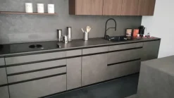 Mobile cucina ad angolo, completo di elettrodomestici
