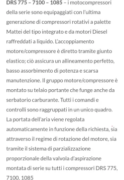 Motocompressore MATTEImod. DRS 775