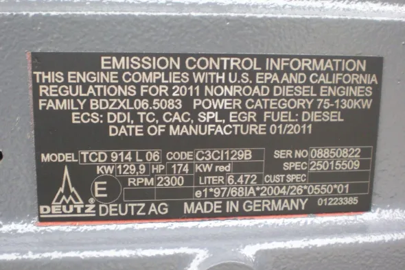 MOTORE DIESEL DEUTZ TCD914 solo RICAMBI