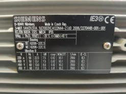 Motore Elettrico SIEMENS 1LE10031CA122NA4-Z B34
