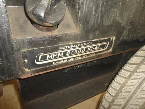 28#3774 Motosaldatrice Genset