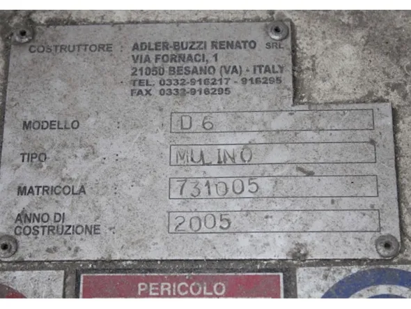 MULINO ADLER 600