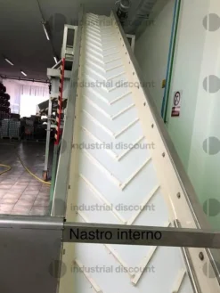 1#10073 Nastri trasportatori e lavatrice olive