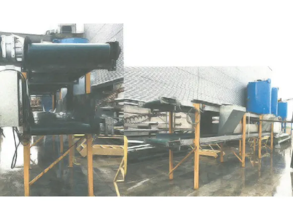Nastro trasportatore doppio per selezione materiale