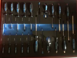 21#9177 N. 2 carrelli portautensili Germany Tools