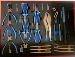 94#5814 N° 1 carrello porta utensili Germany Tools Professional completi di utensili
