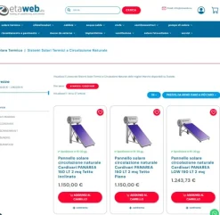 Negozio on-line E-COMMERCE caldaie condizionatori