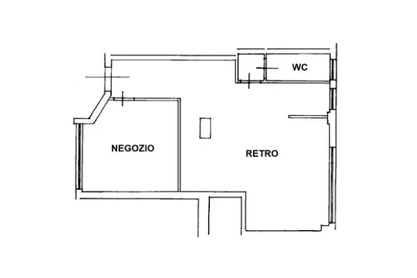 #25685 Negozio piano terra in zona residenziale