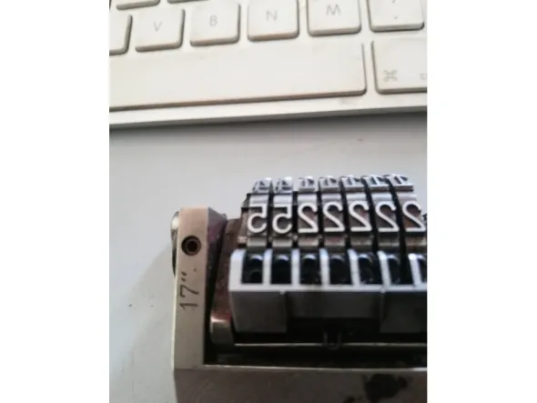 Numeratore progressivo per macchina da stampa offset