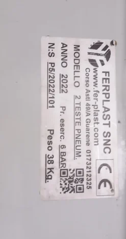 OCCHIELLATRICE 2 TESTE PNEUMATICA