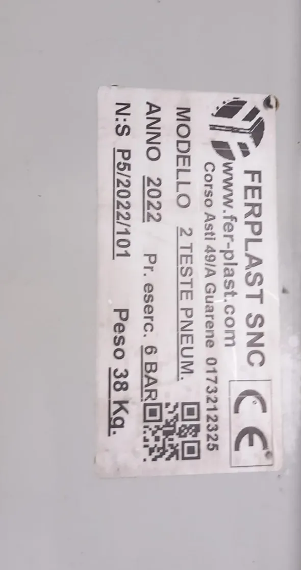 OCCHIELLATRICE 2 TESTE PNEUMATICA