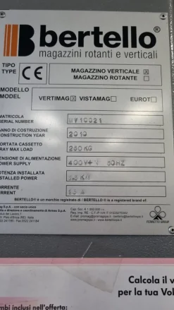 OFFERTA MAGAZZINO AUTOMATICO USATO GARANTITO