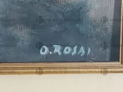 73#8837 Olio su tavola di Ottone Rosai