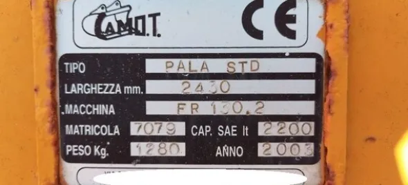 1#5575 Pala caricatrice Fiat Hitachi FA 130.2