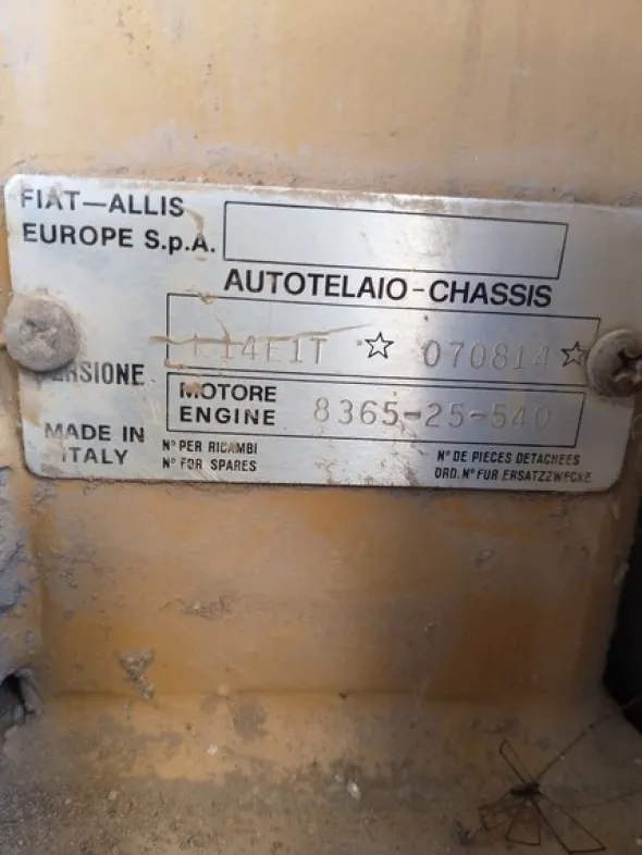 2#5701 Pala cingolata Fiat Allis FL14E