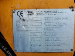 Pala gommata JCB 456, anno 2010, 16.000 ore