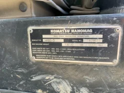 pala gommata komatsu WA-80-5 2200h