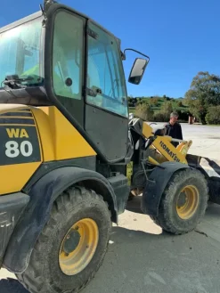 pala gommata komatsu WA-80-5 2200h