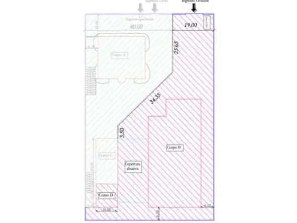 #2537908 Palazzina uffici grezza con pertinenze