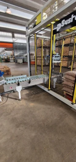 Pallettizzatore con avvolgitore di pallet NUOVO