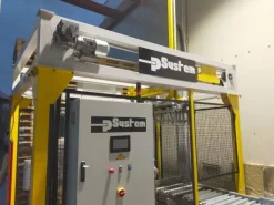 Pallettizzatore con avvolgitore di pallet NUOVO