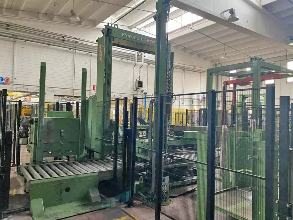 PAL55 Palletizzatore usato OCME PERSEUS L12 22680 BPH