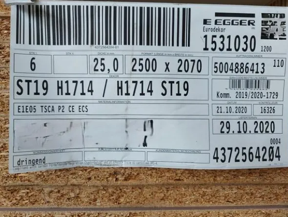 53#8616 Pannelli laminati di varie tipologie e dimensioni